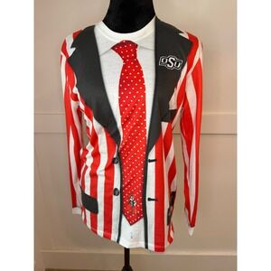 Oklahoma State Cowboys OSU Tuxedo Trompe L'oeil Long Sleeve T-Shirt Pistol Pete